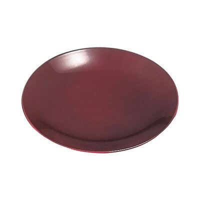 メラミン4.2寸 古代銘々皿 溜 82156030 φ129×H21mm( キッチンブランチ )