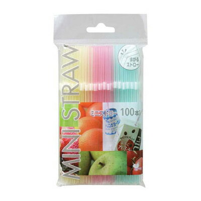 ミニストロー 裸 ST-004（100本入）φ4×160mm( キッチンブランチ )
