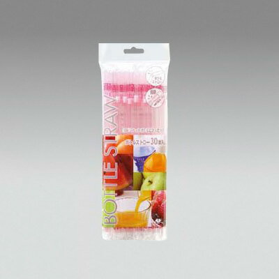 ボトルストロー 透明袋入 ST-005（30本入）φ6×250mm( キッチンブランチ )