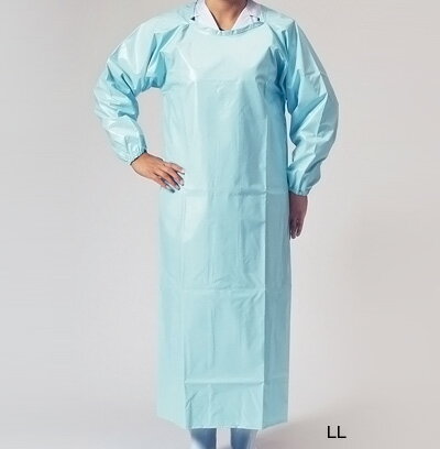 Sommelier Aprons - ウレタン カッポーエプロン K-300 LL 1100×1270mm 【サックス】