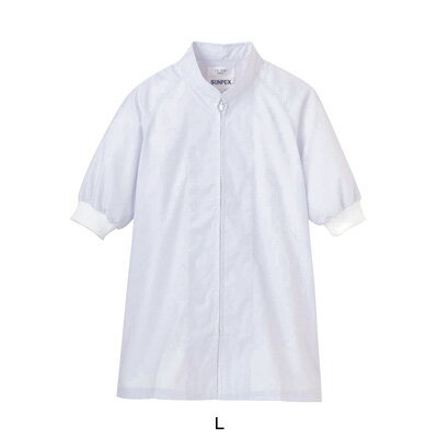 男女兼用半袖コート FA-302 L 【ホワイト】