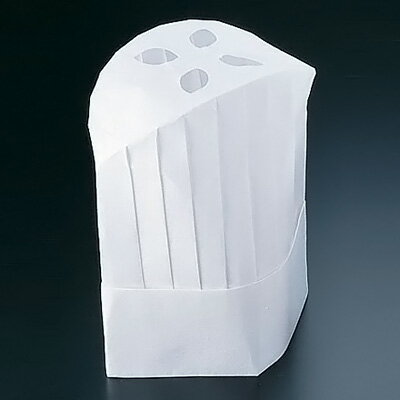 オールタイムシェフハット 丸型 （10枚入） CH-2250 全高250mm( キッチンブランチ )