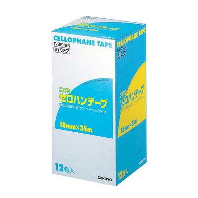 コクヨ セロハンテープ T-SE18N （12巻入） 18mm×35m( キッチンブランチ )