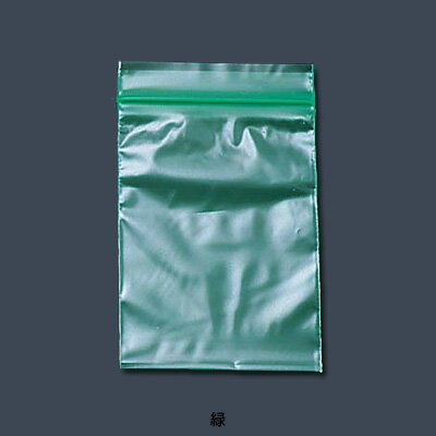 ユニパック カラー半透明（チャック付ポリ袋） D-4（200枚入） 85×120mm 【緑】