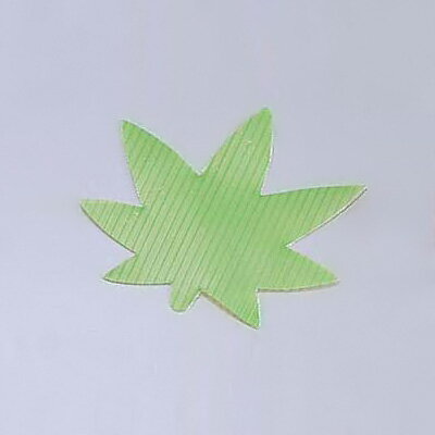 バラン 紅葉型 （1000枚入） 52×50mm 【緑】(3.0)