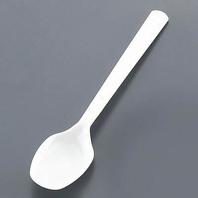 使い捨てスプーン ＃160 （500本入） 袋入 全長160mm 【白】