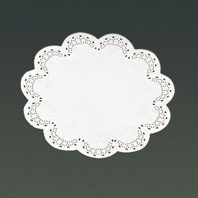 耐油レースペーパー 丸型 （500枚入） 10号 φ254mm( キッチンブランチ )