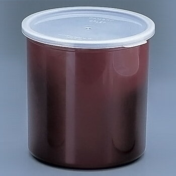 キャンブロ カラークロックス （蓋付） CP27 φ156×H170mm 【ブラウン】