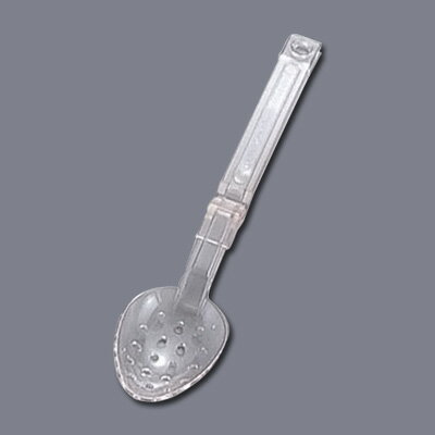 セントローマン 穴明サービススプーン （ポリサルフォン） 01557 幅74×全長320mm 【クリアー】