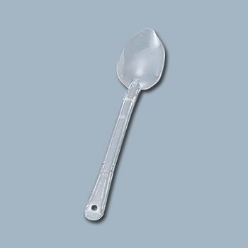 ポリカーボネイト サービス スプーン （コンチネンタル） ＃4420 （穴なし） 全長340mm 【クリアー】
