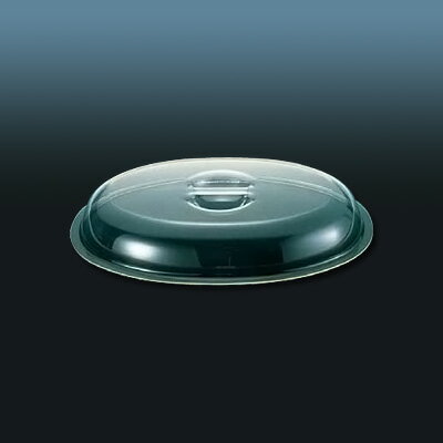 UK ポリカ製小判チェーフィング用カバー 24インチ用 590×360×H65mm( キッチンブランチ )