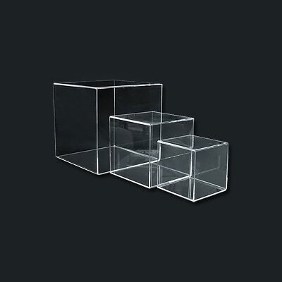 アクリルディスプレイ サイコロトーメー 4面体 51769-2 140×140×H140mm( キッチンブランチ )