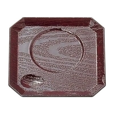 【仕様】 色:新溜木目 幅×奥行×高さ:110×110×15mm 材質:ABS製
