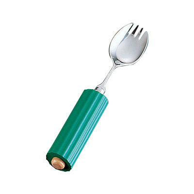【仕様】 メーカー品番：R-6 サイズ：小 全長：193mm 重量：40.5g 自由自在に上下・左右、自分に合わせて手で曲げて使えるスプーン・フォーク完成! 材質:金属部 /NASステンレス スポンジ部/エチレンプロピレンゴム 耐熱温度:-5~+110℃