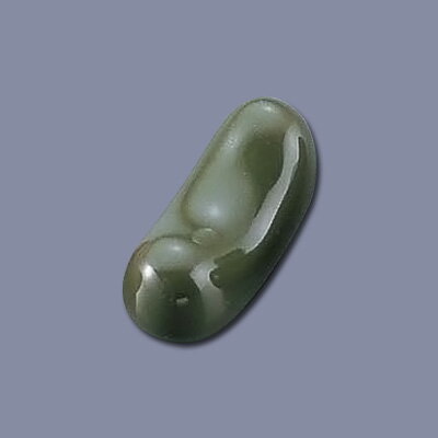 まくら型箸置 T03-162 43×19mm 【緑】