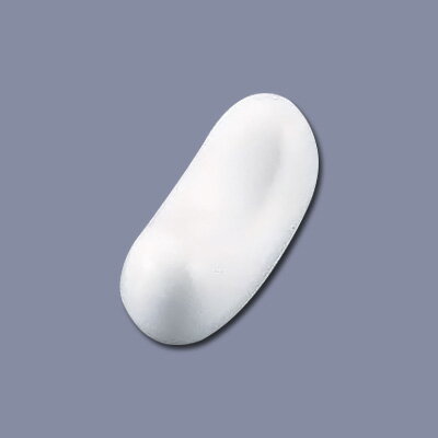 まくら型箸置 T03-164 43×19mm 【白】