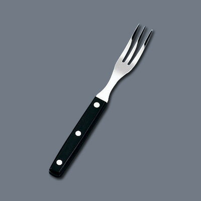 樂天商城 - YX 黒合板ステーキフォーク 全長200mm( キッチンブランチ )