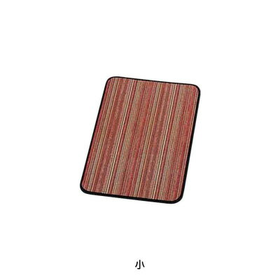 【仕様】 サイズ：小 色：ワイン 幅×奥行：250×150mm ●ポリエステル50% アクリル50% ●両面仕様タイプ ●水洗いOK