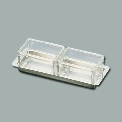 ガラス 薬味入れ T-22 （22-015） 153×62×H39mm( キッチンブランチ )