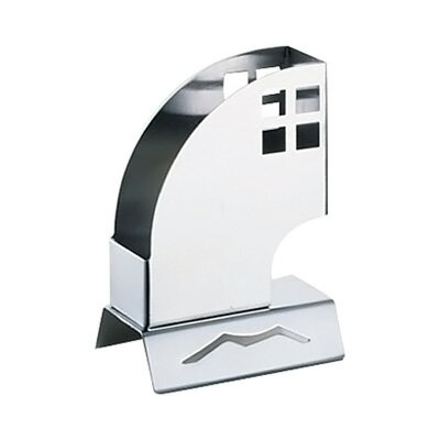 IKD 18-8 抗菌六ッ折ナフキン立 角型格子 97×74×H138mm( キッチンブランチ )