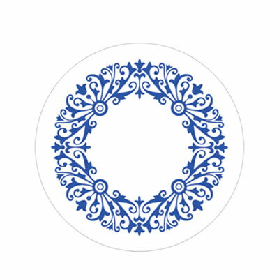 紙コースター 新丸紺（100枚入） 11200 直径90mm( キッチンブランチ )