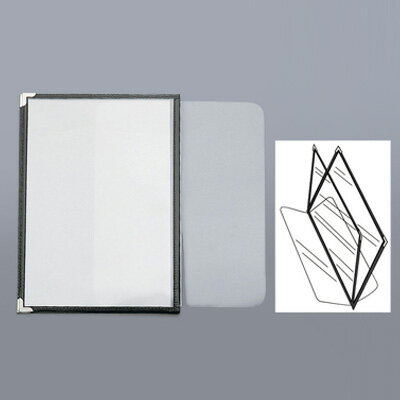 レシピアン 補充ファイル（ME-1000用） 差込式 ME-108 4P 227×318mm（A4） 【ブラック】