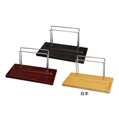 カスタートレイ＆メニューブックスタンド OSE-66 247×128×H130mm 【白木】