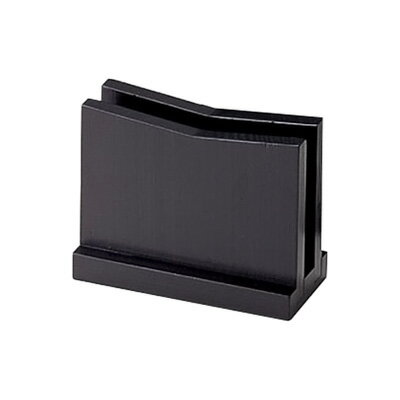 えいむ 木製メニュー立て BS-8 120×70×H95mm 【黒木】