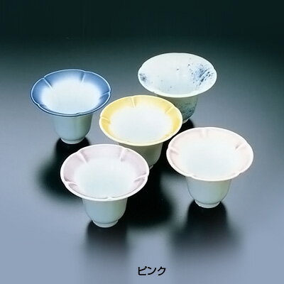 陶器 朝顔 珍味入 直径63×H45mm 【ピンク】