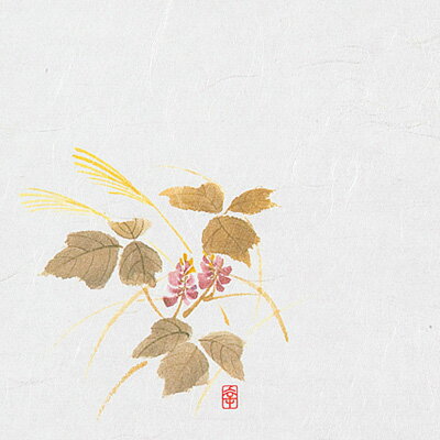 ニュー四季懐紙 4寸 （100枚入） NS-23 山くず（9月～10月） 120×120mm( キッチンブランチ )