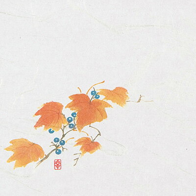 【仕様】 幅×奥行：120×120mm 絵柄の位置：左下 ●和紙の表面に特殊加工してありますので、絵柄の上に直接食品を載せて頂けます。 ●水分・油分を通さず、盛り付けの美しさを保ちます。 ※御注文の際は、100枚単位でお願いします。 ※入数