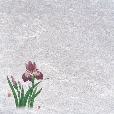 【仕様】 幅×奥行：200×200mm 絵柄の位置：左下 ●薄口の特漉き雲竜和紙(無蛍光)を使用しています。 ●余分な油を吸収しますので、天紙としても最適です。