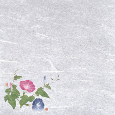 【仕様】 幅×奥行：200×200mm 絵柄の位置：左下 ●薄口の特漉き雲竜和紙(無蛍光)を使用しています。 ●余分な油を吸収しますので、天紙としても最適です。