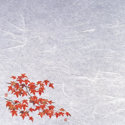 【仕様】 幅×奥行：200×200mm 絵柄の位置：左下 ●薄口の特漉き雲竜和紙(無蛍光)を使用しています。 ●余分な油を吸収しますので、天紙としても最適です。