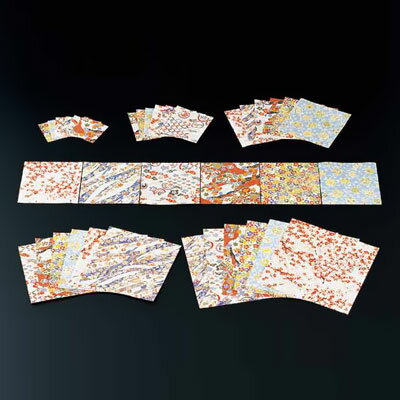 千代紙セット (200枚×6柄入) M33-128 60×60mm( キッチンブランチ )