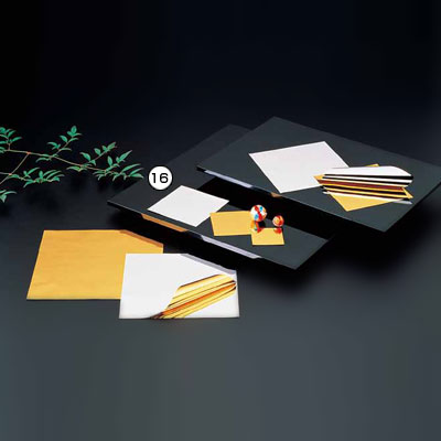 懐敷 金銀 （500枚入） M30-436 120×120mm( キッチンブランチ )