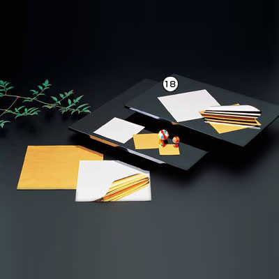 懐敷 金銀 （500枚入） M30-438 180×180mm( キッチンブランチ )