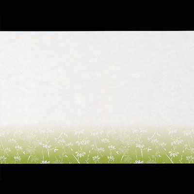 【仕様】 メーカー品番：SAK-03 幅×奥行：390×264mm 高級和紙に季節感あふれる模様を施した彩り華やかな尺三まっとシリーズ ●無蛍光和紙を使用しております。