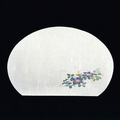 尺3半月四季懐石まっと（50枚入） 鉄線（6月～8月） 370×335mm( キッチンブランチ )