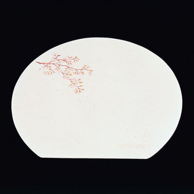 尺3半月枯淡懐石まっと（100枚入） 桜（2月～4月） 370×335mm( キッチンブランチ )