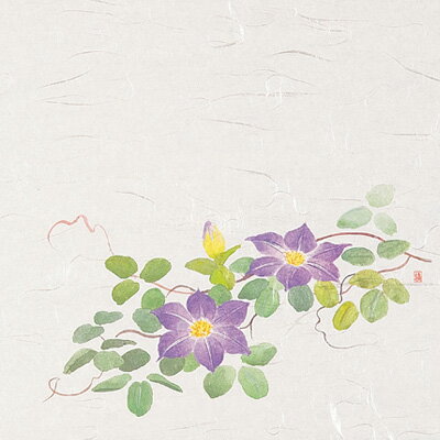 【仕様】 縦×横：390×264mm 絵柄の位置：右下 尺3四季懐石まっと(50枚入) ●無蛍光雲竜和紙を使用しております。