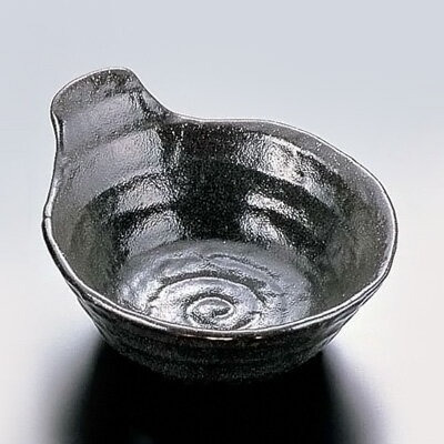 瀬戸黒呑水 T03-219 小 130×115×H60mm( キッチンブランチ )