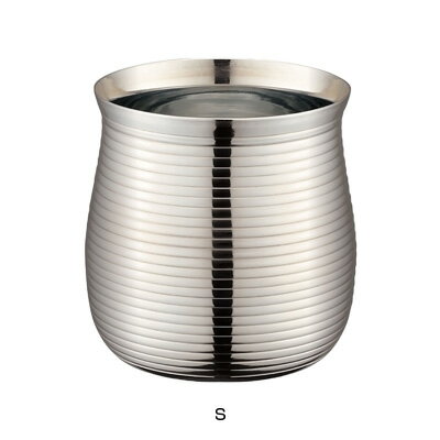 UK ステンレス ガラ入れ（ライン入り） 0360 0370 S 0.65L( キッチンブランチ )