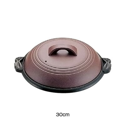 アルミ 陶板鍋素焼き茶 大関 30cm M10-542( キッチンブランチ )
