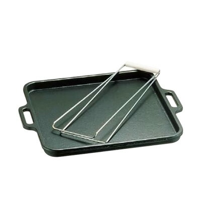 トキワ鉄オイル焼角型（専用ハンドル付） 25×30cm( キッチンブランチ )