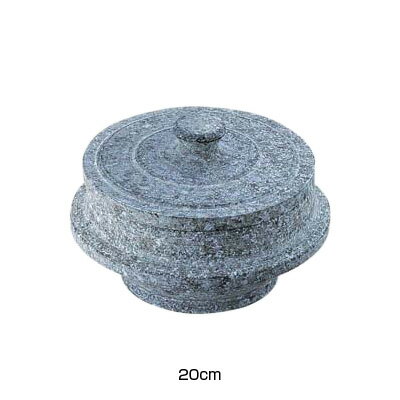 長水石焼釜 補強なし（フタ付き） YS-0220T 20cm( キッチンブランチ )