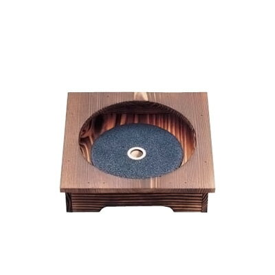 焼杉ピビンバ器用安全木台・プレートセット （18～20cm用）( キッチンブランチ )