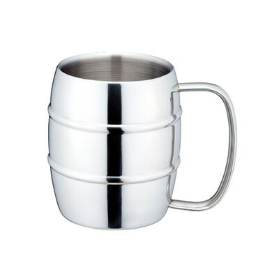 18-8 ビアージョッキー 10オンス （二重構造）( キッチンブランチ )