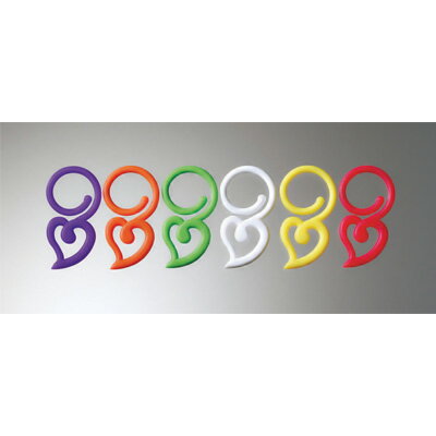 プロダイン シリコン ステムウェア チャームセット WC-3-H ハート 約45×25mm( キッチンブランチ )