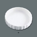 耐熱性磁器 パイ皿 M 直径128×H23mm( キッチンブランチ )